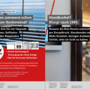 Herbst - Winter Aktion: Upgrade-Wochen bei Wälty Storen